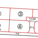 箕輪町　松島　6区画分譲地　500～630万円