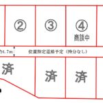 伊那市　狐島　9区画分譲地　720～830万円