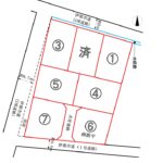 伊那市　若宮　7区画分譲地　542～637万円