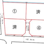 伊那市　境　4区画分譲地　730～800万円