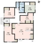 駒ヶ根市　赤穂　中古売住宅　1998万円