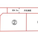 箕輪町 大出 3区画分譲地 500~570万円